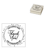 Kute bedankt voor uw bedrijf rubberstempel (Gestempeld)