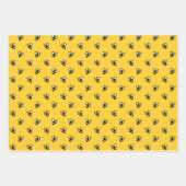 Kute bee assortiment wrapppapier inpakpapier vel (Voorkant)