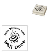 Kute bee Goed gedaan Positief Stempel voor leraren (Gestempeld)
