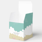 Kute beeach Birthday Sand Fish Waves Favor Box Bedankdoosjes (Geopend)