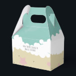 Kute beeach Birthday Sand Waves Favor Box Bedankdoosjes<br><div class="desc">De Dozen van de Partij van de knobbel met Golven en Zand worden geïllustreerd Beach</div>