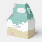 Kute beeach Birthday Sand Waves Favor Box Bedankdoosjes (Voorkant Zijde)