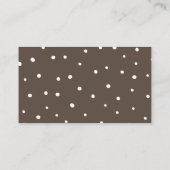 Kute Beer Baby shower Diaper Raffle Ticket Informatiekaartje (Achterkant)