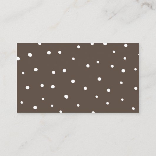 Kute Beer Baby shower Diaper Raffle Ticket Informatiekaartje (Achterkant)