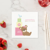 Kute Beer- en alfabet-Speelgoed-klokken Servet (Insitu)