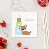 Kute Beer- en alfabet-Speelgoed-klokken Servet (Insitu)