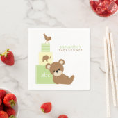 Kute Beer- en alfabet-Speelgoed-klokken Servetten (Insitu)