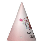 Kute Beer en Flowers Child's Birthday Feesthoedjes (Links)