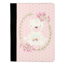 Kute Beer Floral Wreator and Hearts