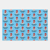 Kute beer kerstinpakbladen voor inpakpapier vel (Voorkant 2)