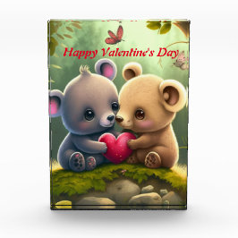 Kute beren die elkaar graag omhelzen fotoblokken