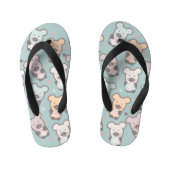 Kute Beren Sweets Snacks Confetti Kinder Teenslippers (Voetbed)