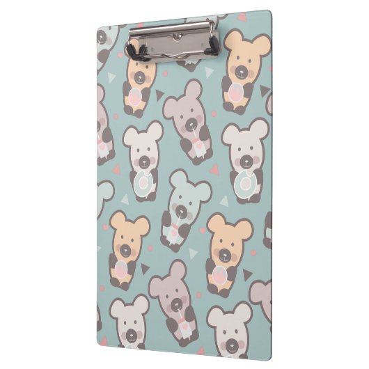 Kute Beren Sweets Snacks Confetti Klembord (Links)