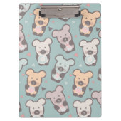 Kute Beren Sweets Snacks Confetti Klembord (Voorkant)