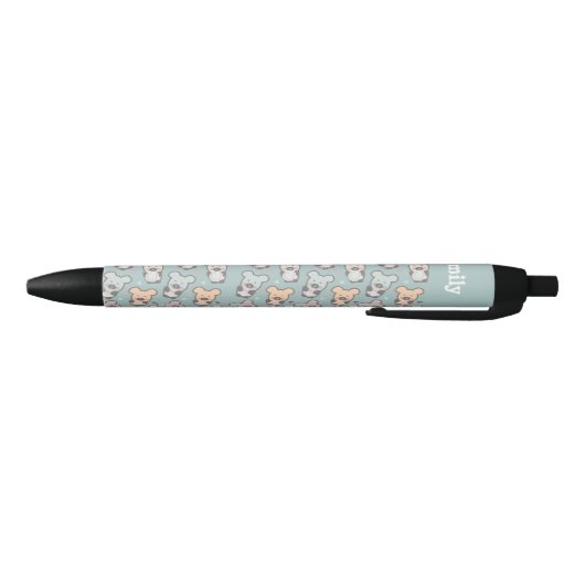 Kute Beren Sweets Snacks Confetti Zwarte Inkt Pen (Bodem)