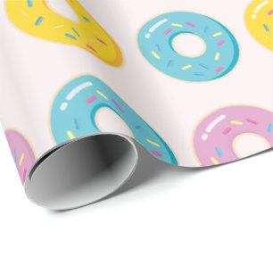 Kute besproeide donuts cadeaupapier
