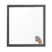 Kute bever; stijlvol notitieblok (Voorkant)