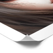 Kute big eye boy Toddlers Moderne Art 9 Poster (Hoek)