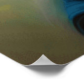 Kute big eye girl Toddlers Moderne Art 2 Poster (Hoek)