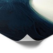 Kute big eye girl Toddlers Moderne Art 5 Poster (Hoek)