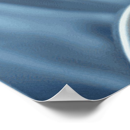 Kute big eye girl Toddlers Moderne Art 6 Poster (Hoek)