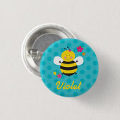 Kute bij Aangepaste pincode/Button Ronde Button 3,2 Cm (Voorkant /achterkant)