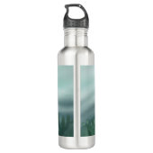 Kute bij de Zee Ocean Seal and Fish Kinder School Waterfles (Achterkant)