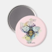 Kute bij- en regenboogwas Magnet (Voorkant / Achterkant)