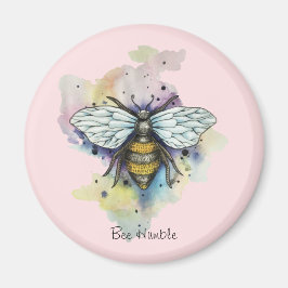 Kute bij- en regenboogwas Magnet