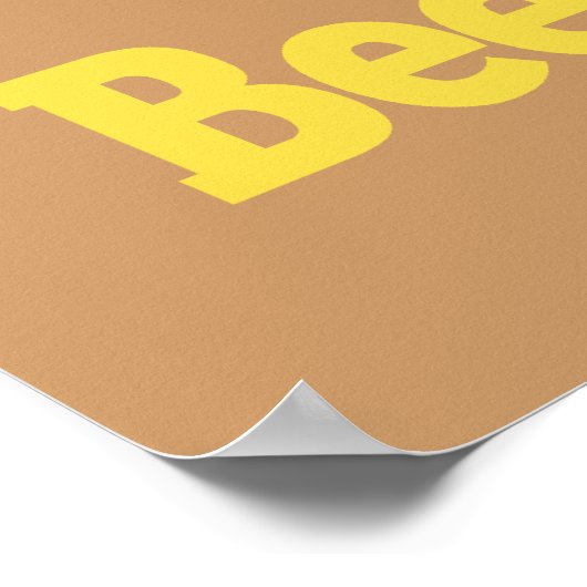 Kute bij met honingpotten is een sterk paardenwand poster (Hoek)