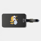 Kute bij; Slank Bagagelabel (Achterkant horizontaal)