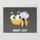 Kute bij; Slank Briefkaart (Voorkant)