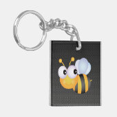 Kute bij; Slank Sleutelhanger (Voorkant Links)