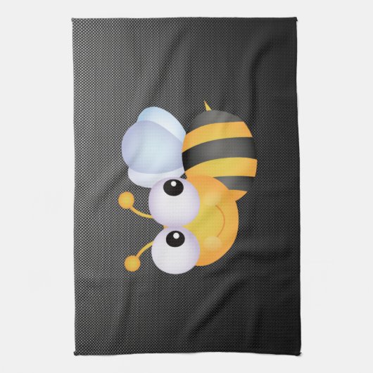 Kute bij; Slank Theedoek (Verticaal)