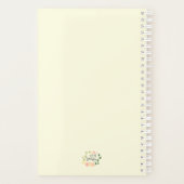 Kute Bijbel Verse bloem met Christelijk borstschri Planner (Achterkant)