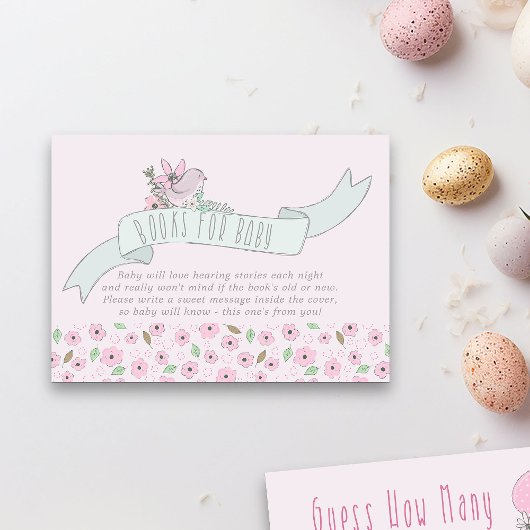 Kute Bird op Banner Books for Baby Enclosure Kaart