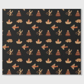 Kute Black Kinder Speelgoed Vliegtuigbakken voor k Cadeaupapier (Vlak)