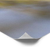 Kute bladeren op lentfoto poster (Hoek)