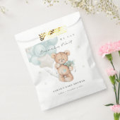 Kute Blue Barly Wait Beer Balloon Baby shower Bedankzakje (Gezegeld)