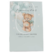 Kute Blue Barly Wait Beer Balloon Baby shower Medium Cadeauzakje (Voorkant)