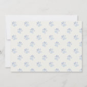 Kute Blue Boys Dog Elke leeftijd foto Bedankkaart (Achterkant)