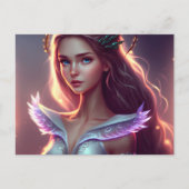 Kute Blue Eyed Fairy, magische schepsels Briefkaart (Voorkant)