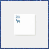 Kute Blue Heart Donkey STETE BLUE Post-it® Notes