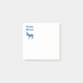 Kute Blue Heart Donkey STETE BLUE Post-it® Notes (Voorkant)