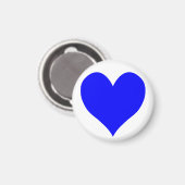 Kute Blue Heart Vorm Magneet (Voorkant / Achterkant)