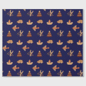 Kute blue Kinder Speelgoed auto-bakpapier Cadeaupapier (Vlak)