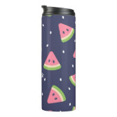 Kute Blue terug naar school Watermeloenvruchten Thermosbeker (Geroteerd rechts)