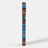 Kute blue violet strepen Case-Mate iPhone case (Achterkant / Rechts)