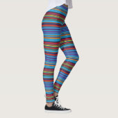 Kute blue violet strepen leggings (Rechts)