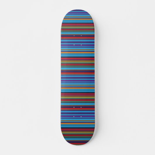 Kute blue violet strepen persoonlijk skateboard (Voorkant)